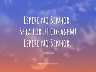 Espere no Senhor