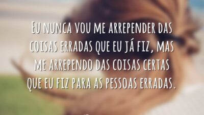 Me arrependo