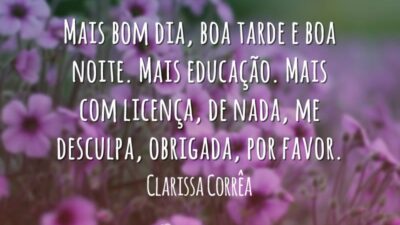 Mais bom dia…