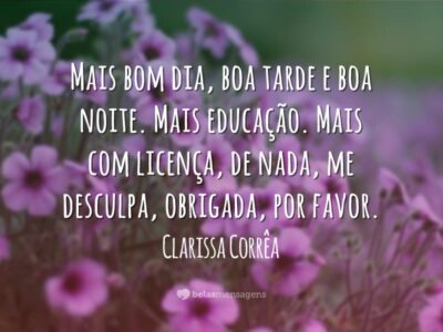 Mais bom dia…