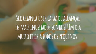 Um dia muito feliz
