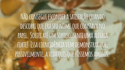 Não consegui esconder a satisfação quando descobri que era seu nome que&hellip;