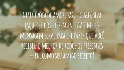 Nesta época de amor, paz, e claro, sem esquecer dos presentes, esta&hellip;
