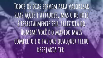 Dia especial para você