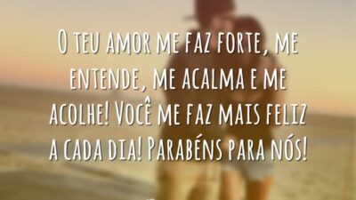 O teu amor me faz forte, me entende, me acalma e me&hellip;