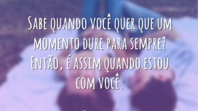 Sabe quando você quer que um momento dure para sempre? Então, é&hellip;