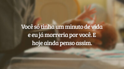 Eu te amei no segundo em que sobre da sua existência. Não&hellip;