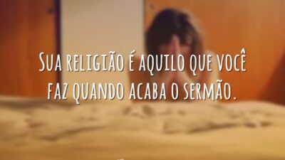Quando o sermão acaba