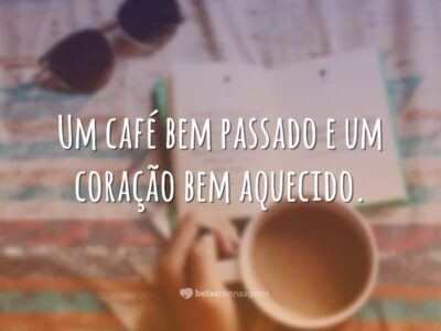 Café e coração quentinhos