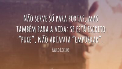 Puxe, não empurre