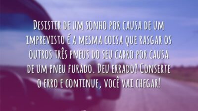 Deu errado?