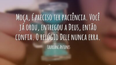 Moça, confie em Deus