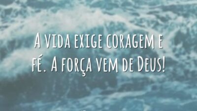 A vida exige coragem
