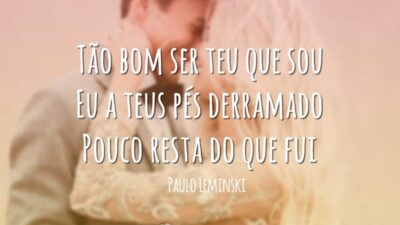 Amar você é coisa de minutos…