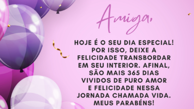 Deixe a felicidade transbordar