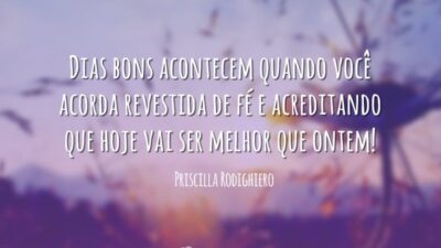 Um dia melhor que o outro