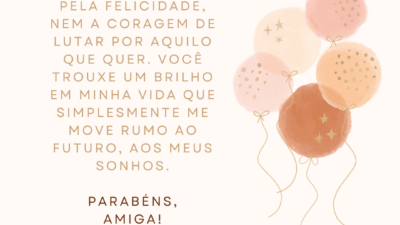Hoje é seu dia especial