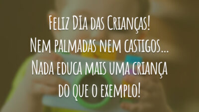 Nem palmadas nem castigos... Nada educa mais uma criança do que o&hellip;