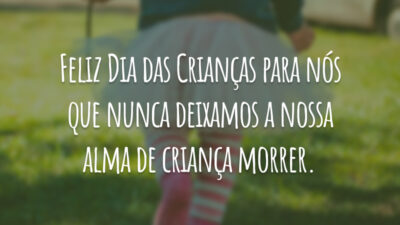 Feliz Dia das Crianças para nós que nunca deixamos a nossa alma&hellip;