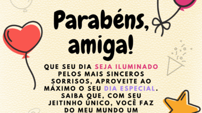 Que seu dia seja iluminado, amiga