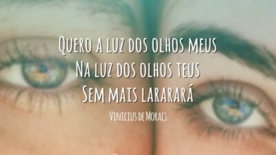 Pela luz dos olhos teus