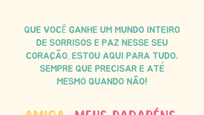 Um mundo inteiro de sorriso