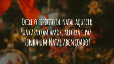 Tenha um Natal abençoado