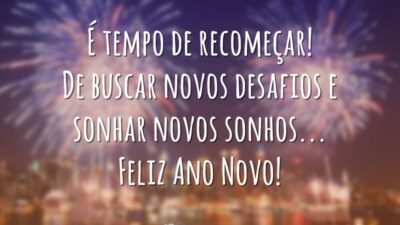 Hora de recomeçar