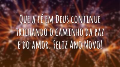 Muita fé para o ano que está por vir