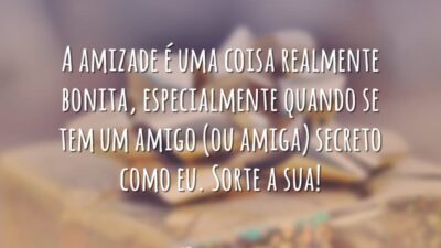 A amizade é uma coisa realmente bonita, especialmente quando se tem um&hellip;