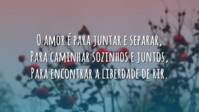Amar não é possuir