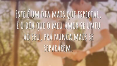 Este é um dia mais que especial, é o dia que o&hellip;