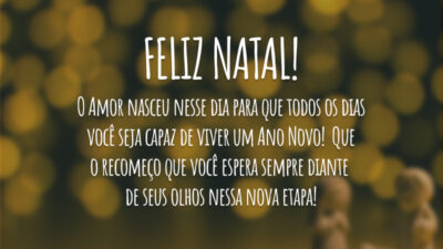 Feliz Natal! O Amor nasceu nesse dia para que todos os dias&hellip;