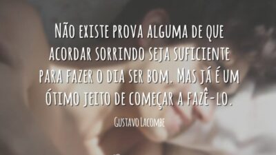 Acorde sorrindo