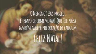 O Menino Jesus nasceu, é tempo de comemorar! Que Ele possa também&hellip;