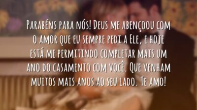 Parabéns para nós! Deus me abençoou com o amor que eu sempre&hellip;