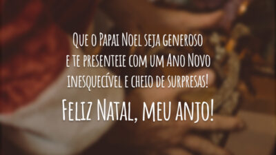 Que o Papai Noel seja generoso e te presenteie com um Ano&hellip;