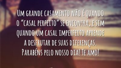 Um grande casamento não é quando o "casal perfeito" se encontra, e&hellip;