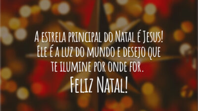 A Estrela principal do Natal é Jesus! Ele é a Luz do&hellip;
