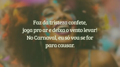 Faz da tristeza confete, joga pro ar e deixa o vento levar!&hellip;