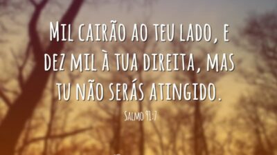 Mil cairão ao teu lado, e dez mil à tua direita, mas&hellip;