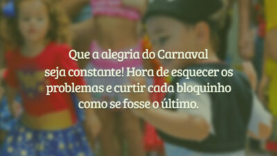 Que a alegria do Carnaval seja constante! Hora de esquecer os problemas&hellip;