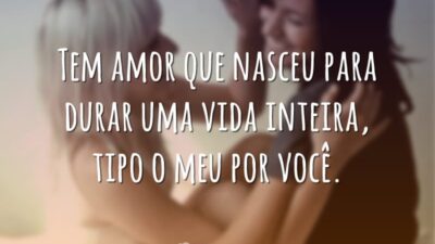 Tem amor que nasceu para durar uma vida inteira, tipo o meu&hellip;