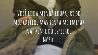 Você ri da minha roupa, ri do meu cabelo, mas tenta me&hellip;