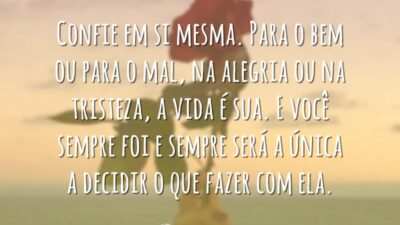 A vida é sua