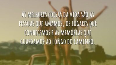 As melhores coisas da vida são as pessoas que amamos, os lugares&hellip;