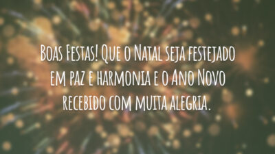Boas Festas! Que o Natal seja festejado em paz e harmonia e&hellip;