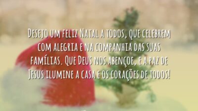 Desejo um feliz Natal a todos, que celebrem com alegria e na&hellip;