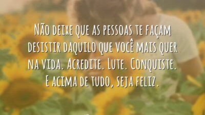 Acredite, lute