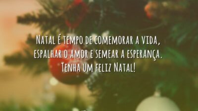 Natal é tempo de comemorar a vida, espalhar o amor e semear&hellip;